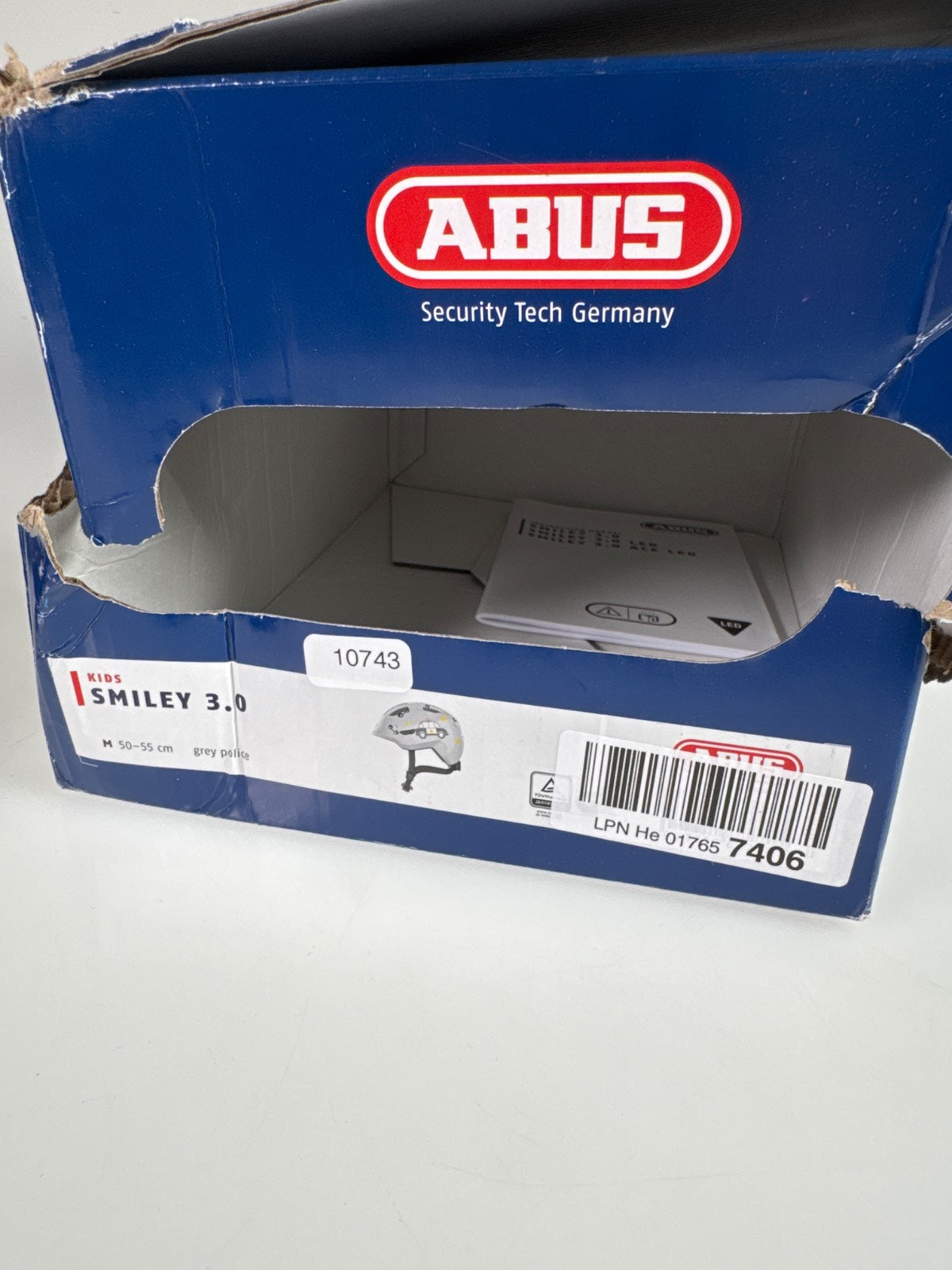 ABUS Smiley 3.0 Fahrradhelm - Größe 50-55cm #10743