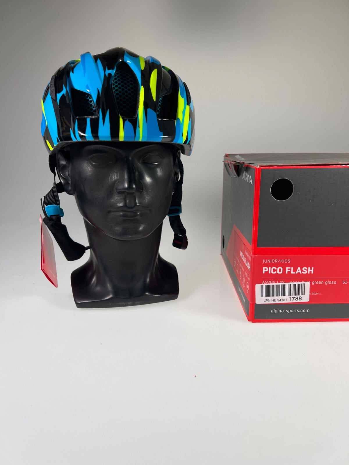 ALPINA Pico Flash Fahrradhelm - Größe 51-55cm #10451