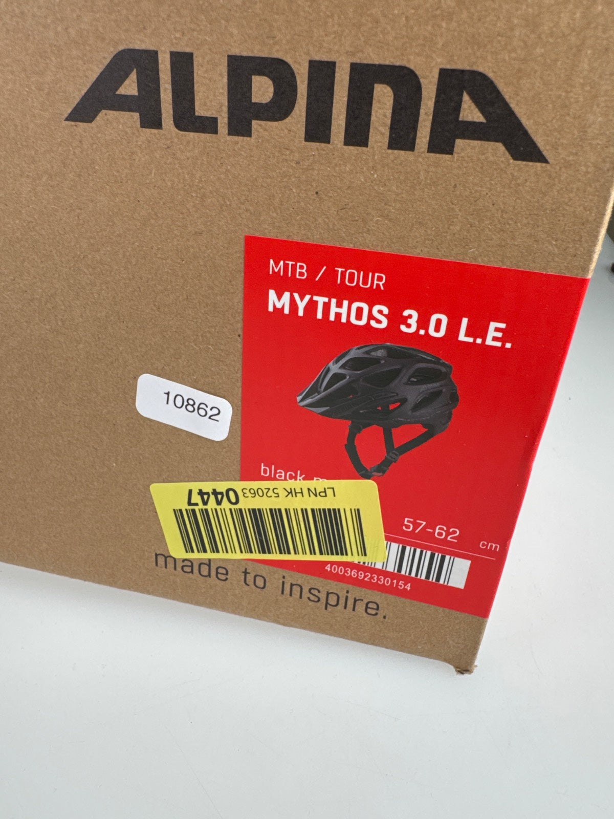 ALPINA Mythos 3.0 L.E. Fahrradhelm - Größe 57-62cm #10862
