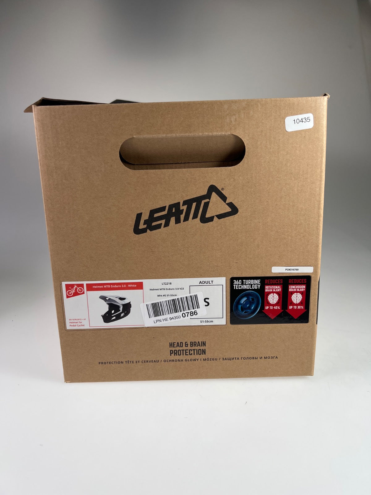 Leatt MTB Enduro 3.0 V23 Fahrradhelm - Größe 51-55cm #10435