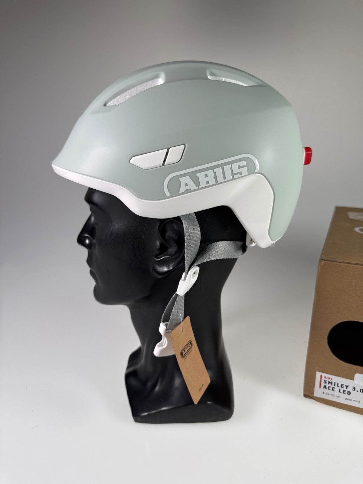 ABUS Smiley 3.0 Ace LED Fahrradhelm - Größe 45-50cm #10858
