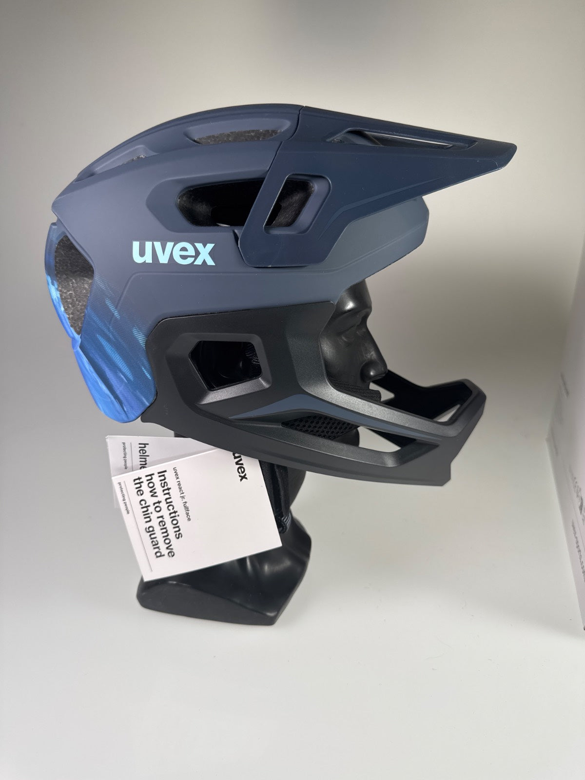 uvex React jr.fullface Fahrradhelm - Größe 52-56cm #10847
