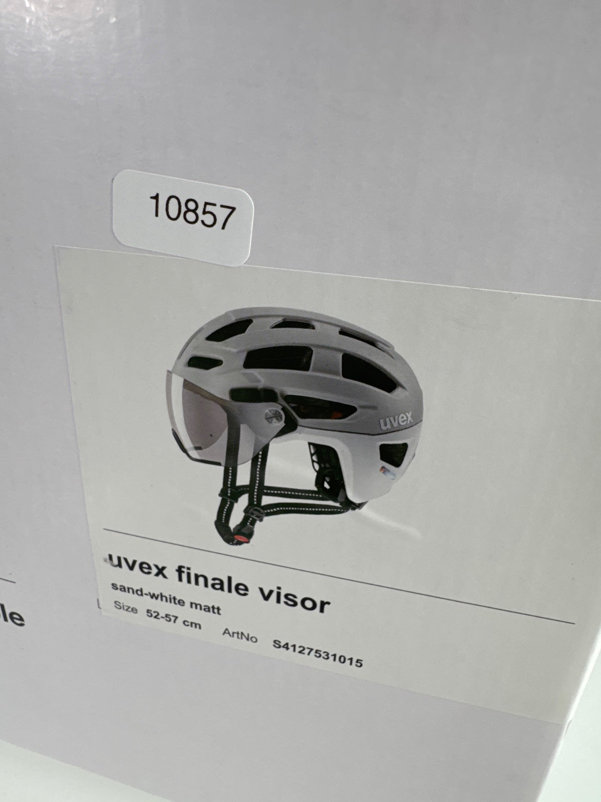 uvex Finale Visor Fahrradhelm - Größe 52-57cm #10857