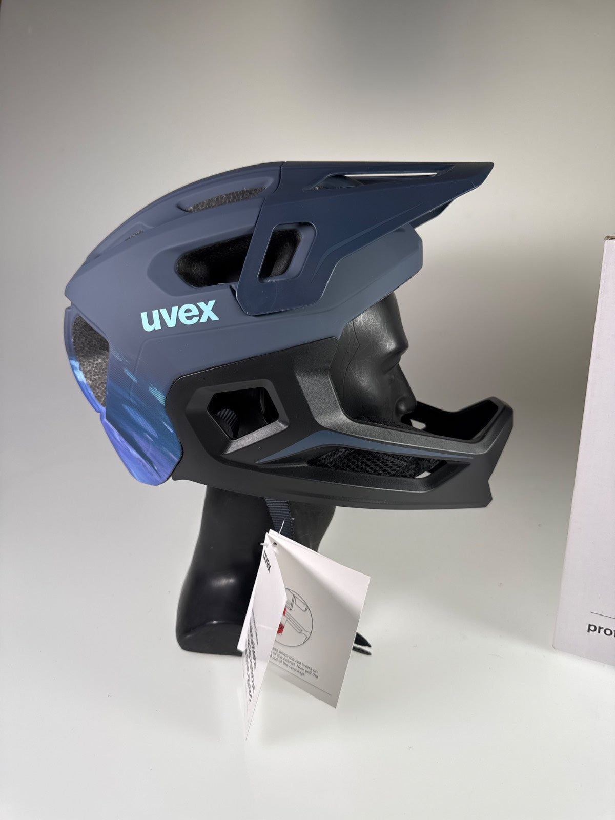 uvex React jr.fullface Fahrradhelm - Größe 52-56cm #10867