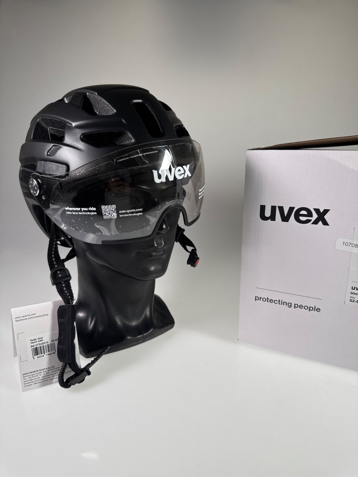 uvex Finale Visor Fahrradhelm - Größe 52-57cm #10708