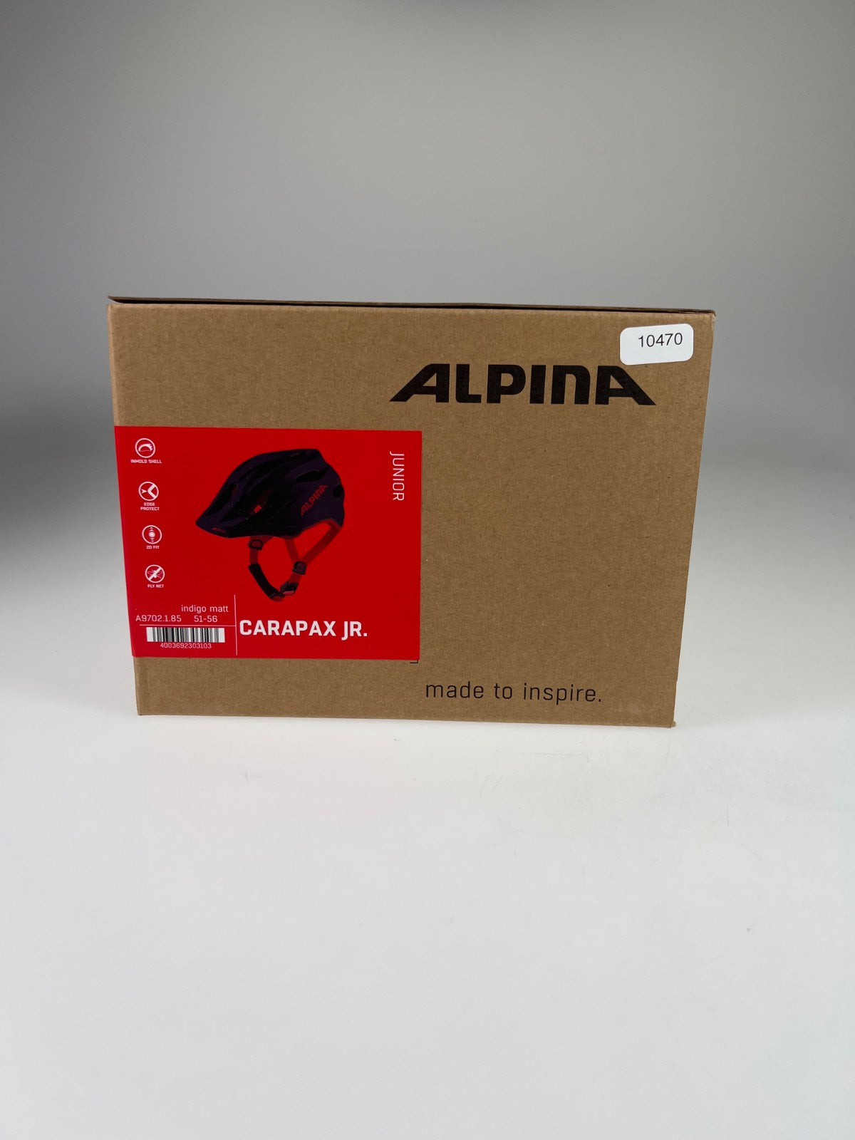 Alpina Carapax Junior Fahrradhelm - Größe 51-56cm #10470