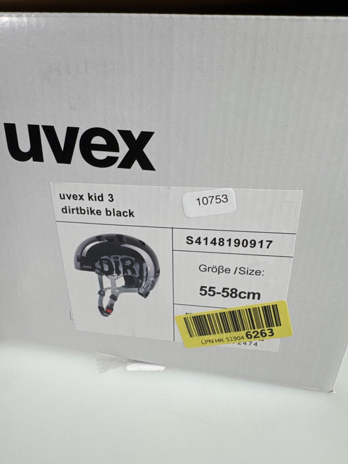 uvex Kid 3 Fahrradhelm - Größe 55-58cm #10753