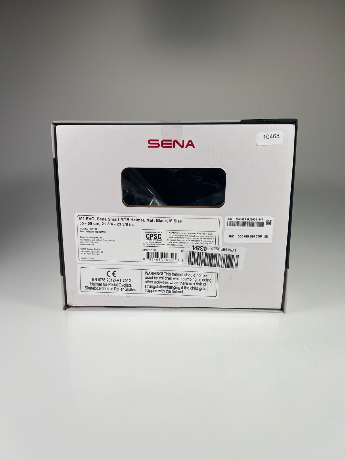 Sena M1/M1 EVO Fahrradhelm - Größe 55-59cm #10468