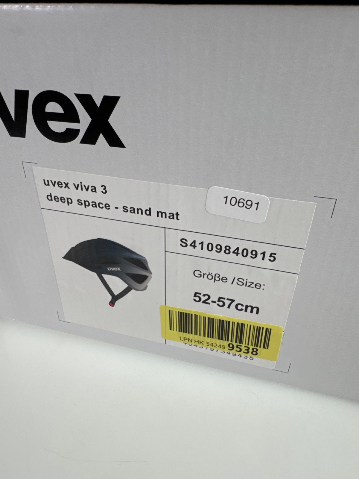 Uvex Viva 3 Fahrradhelm - Größe 52-57cm #10691