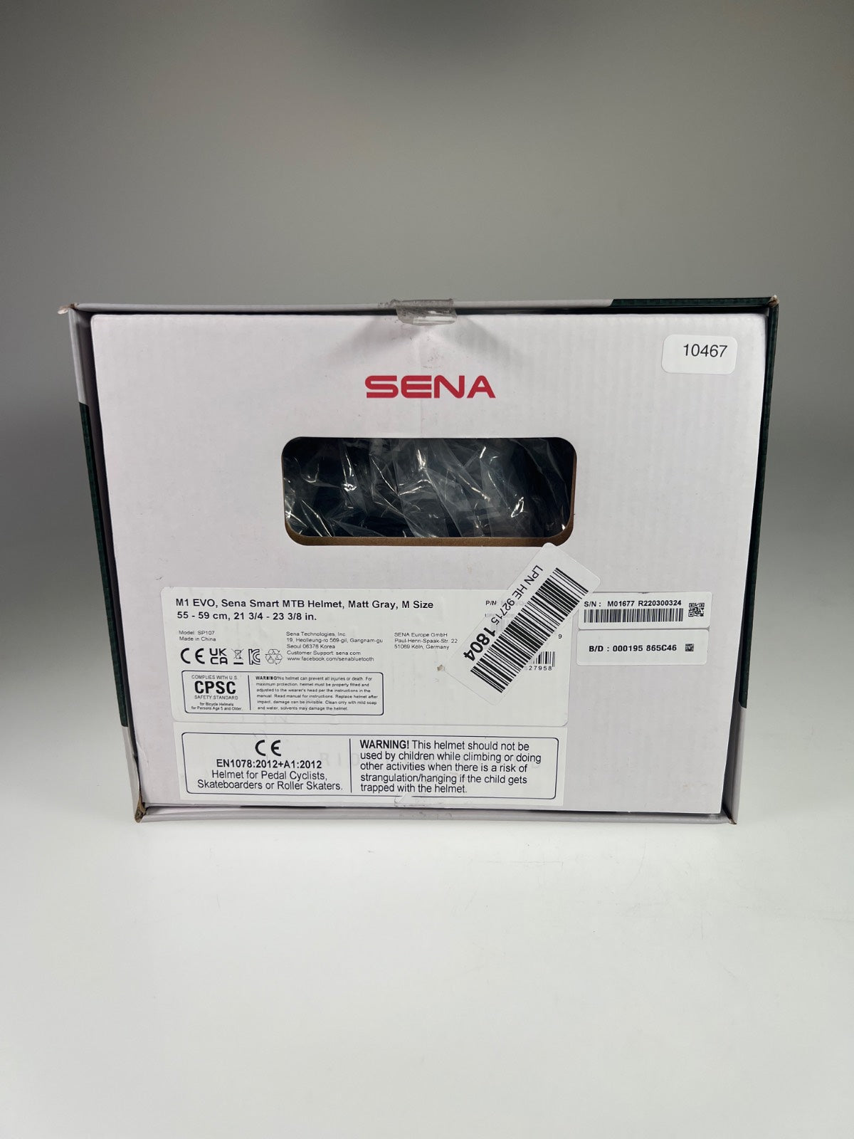 Sena M1/M1 EVO Fahrradhelm - Größe 55-59cm #10467