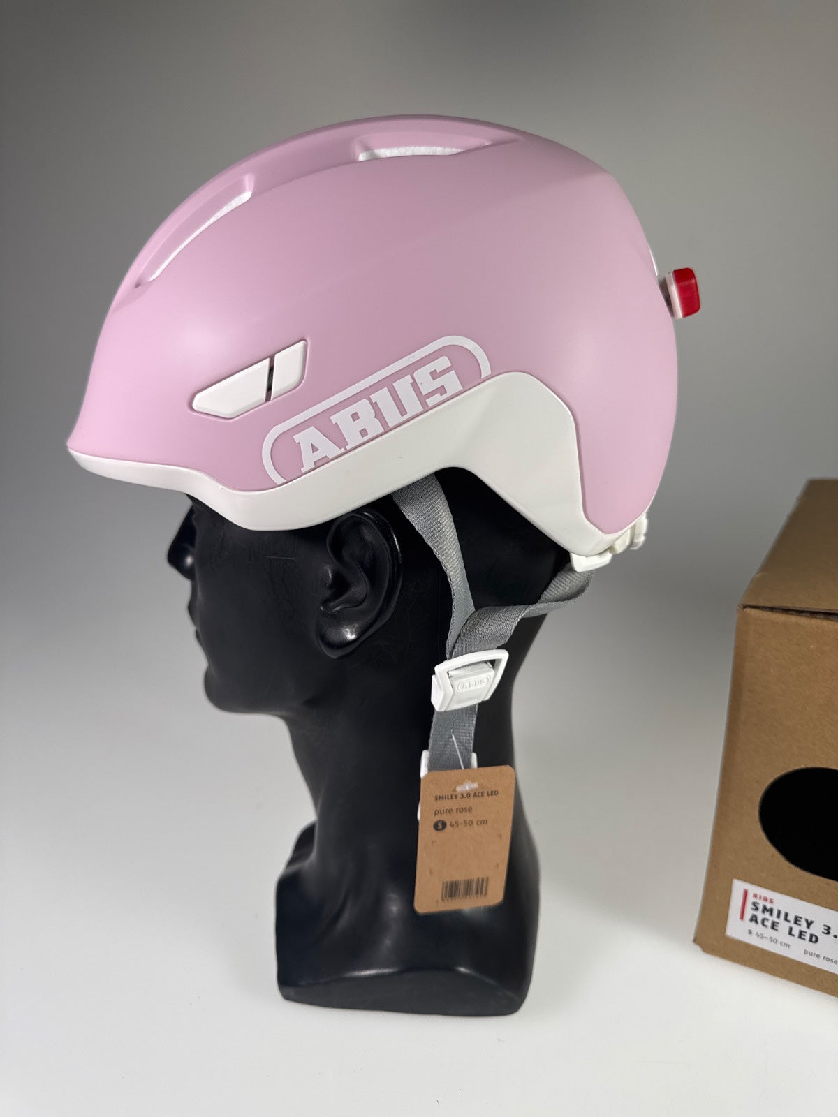 ABUS Smiley 3.0 ACE LED Fahrradhelm - Größe 45-50cm #10655