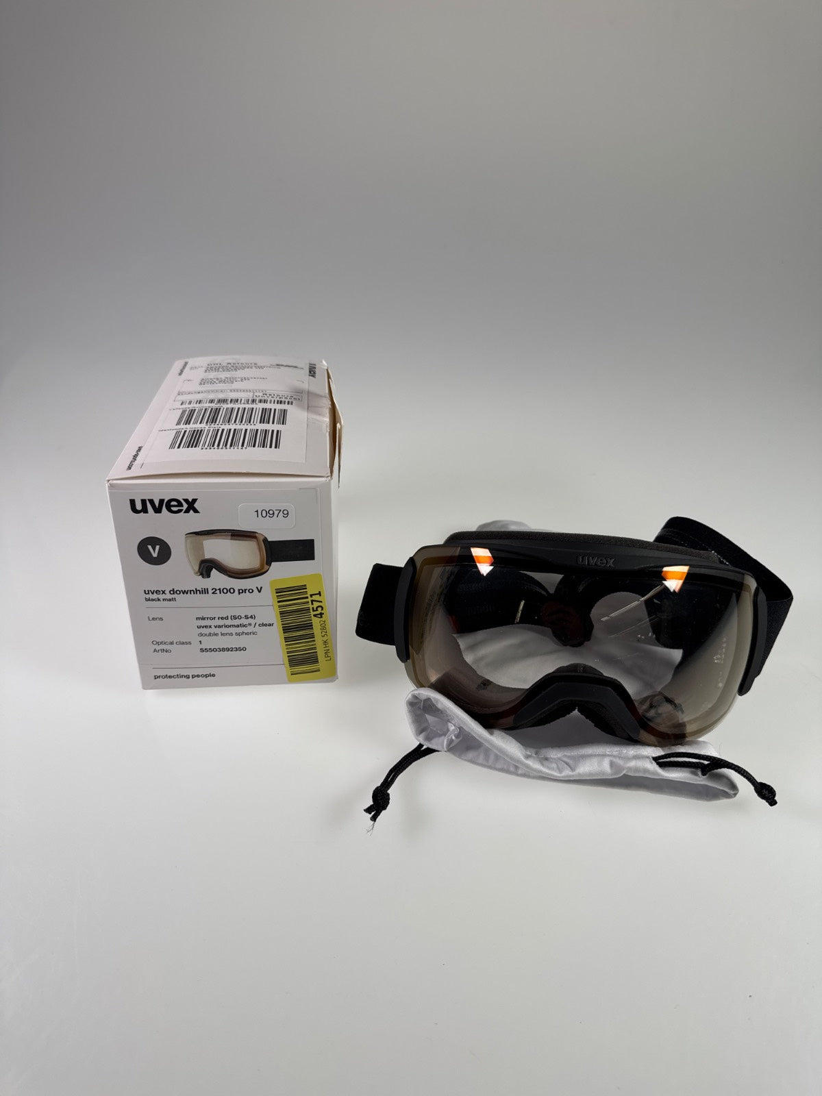 uvex downhill 2100 pro V Skibrille selbsttönend Anti-Fog #10979