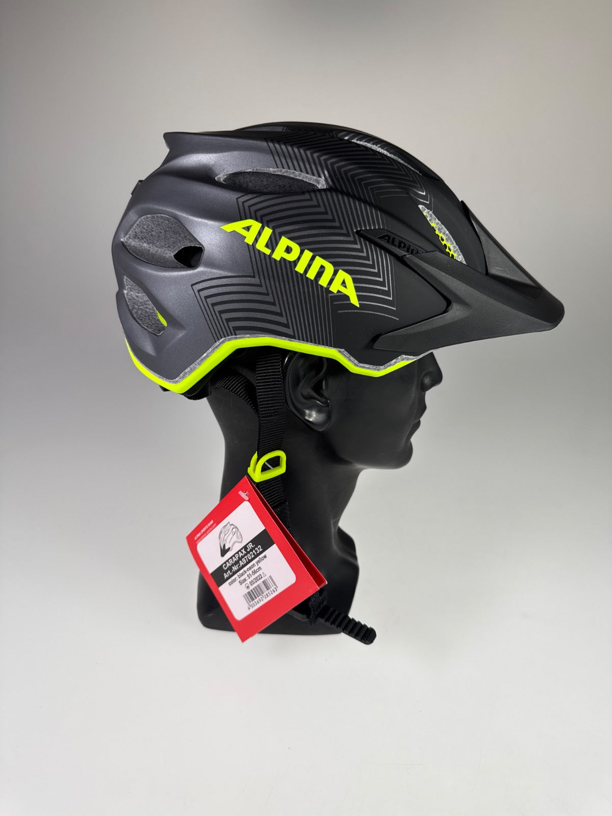 Alpina Carapax Junior Fahrradhelm - Größe 51-56cm #10370