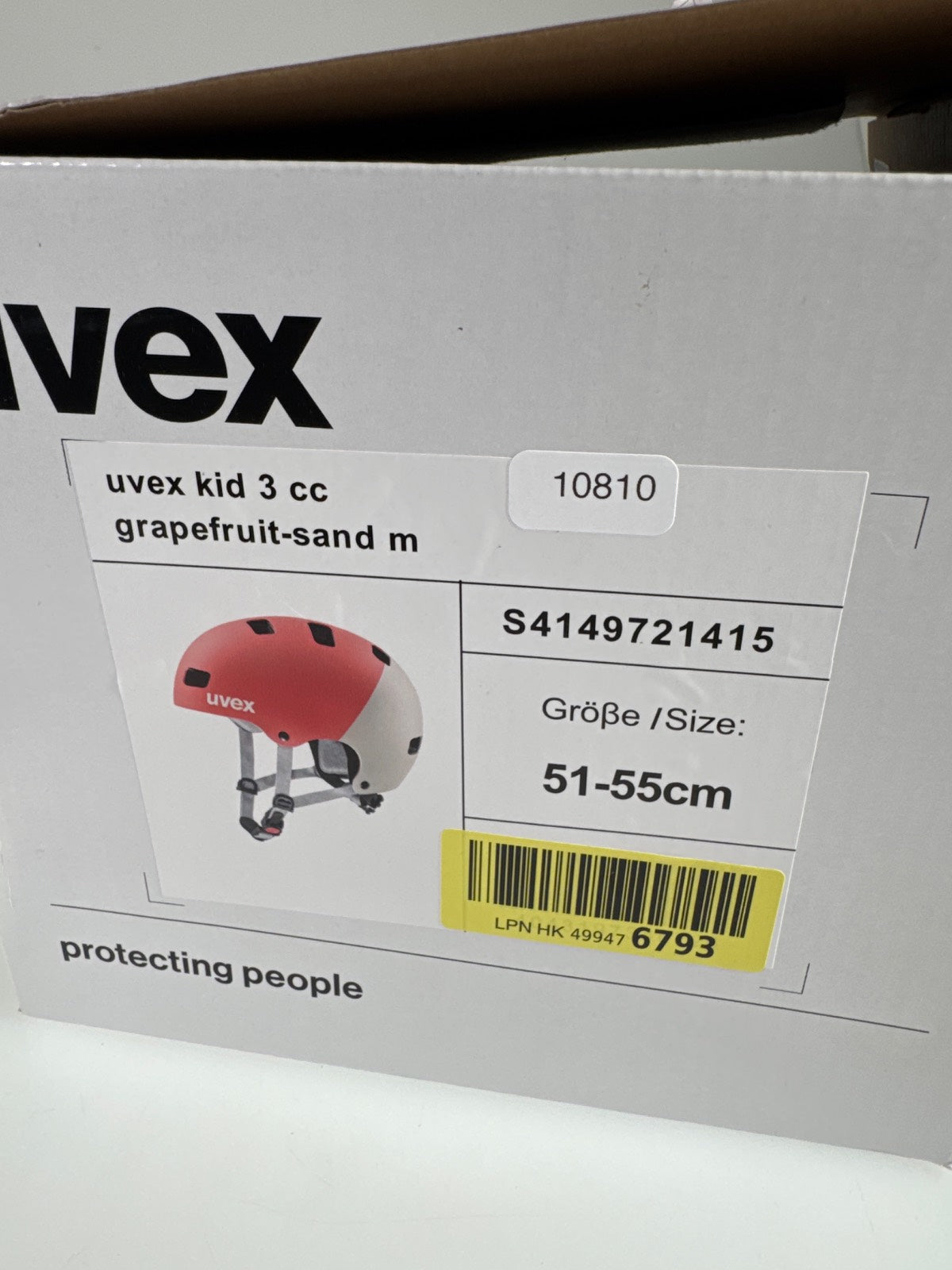 uvex Kid 3 cc Fahrradhelm - Größe 51-55cm #10810