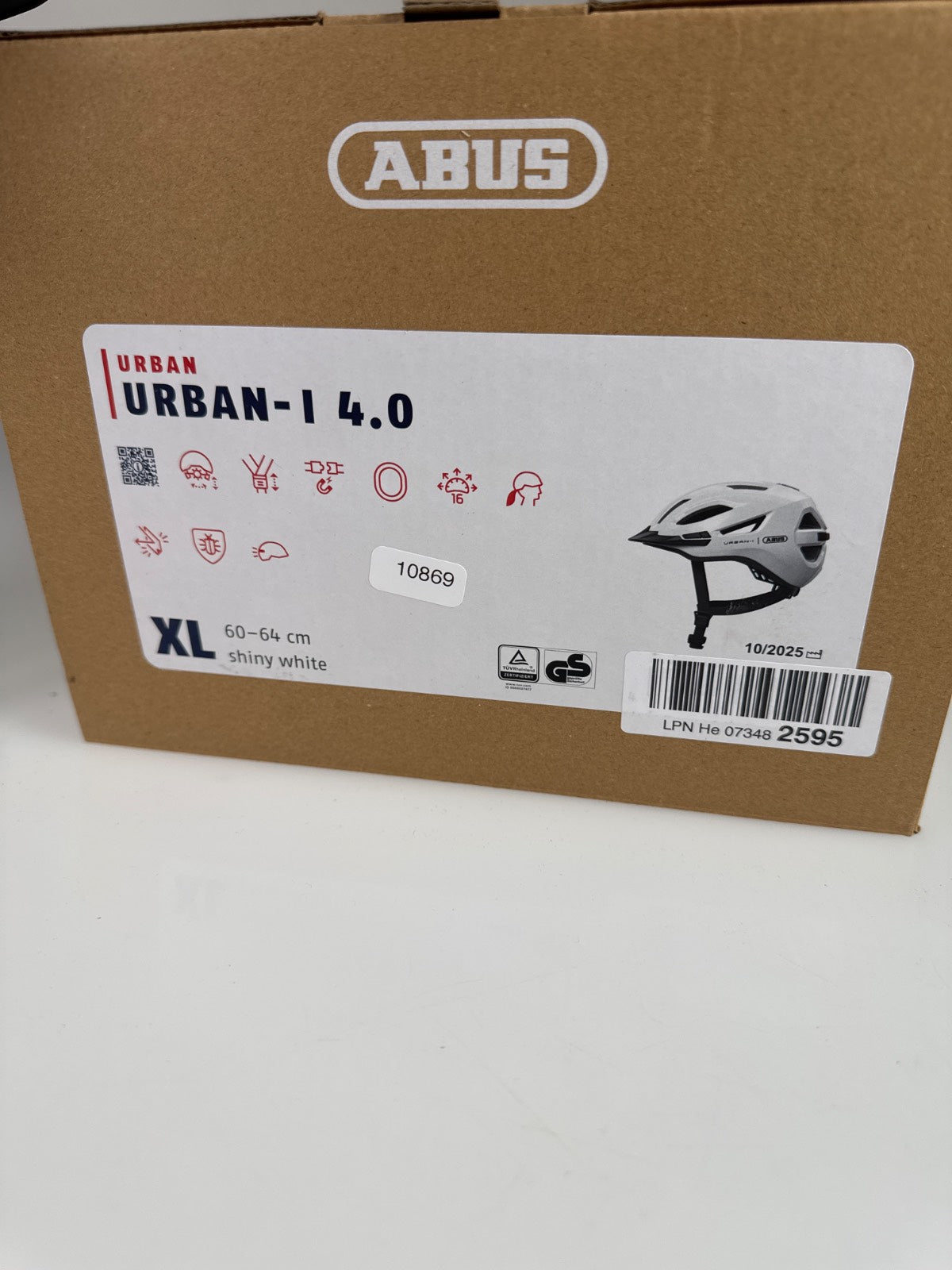 ABUS Urban-I 4.0 Fahrradhelm - Größe 60-64cm #10869