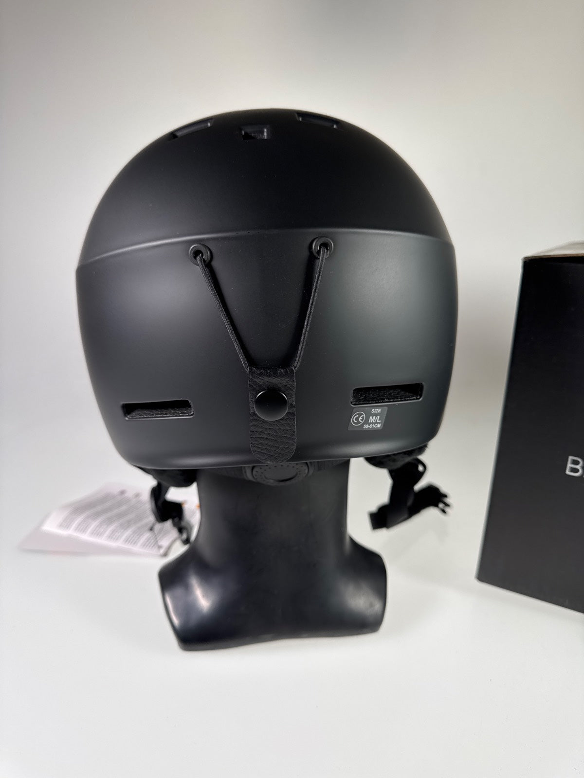 Black Gstaad Skihelm - Größe 58-61cm #11036