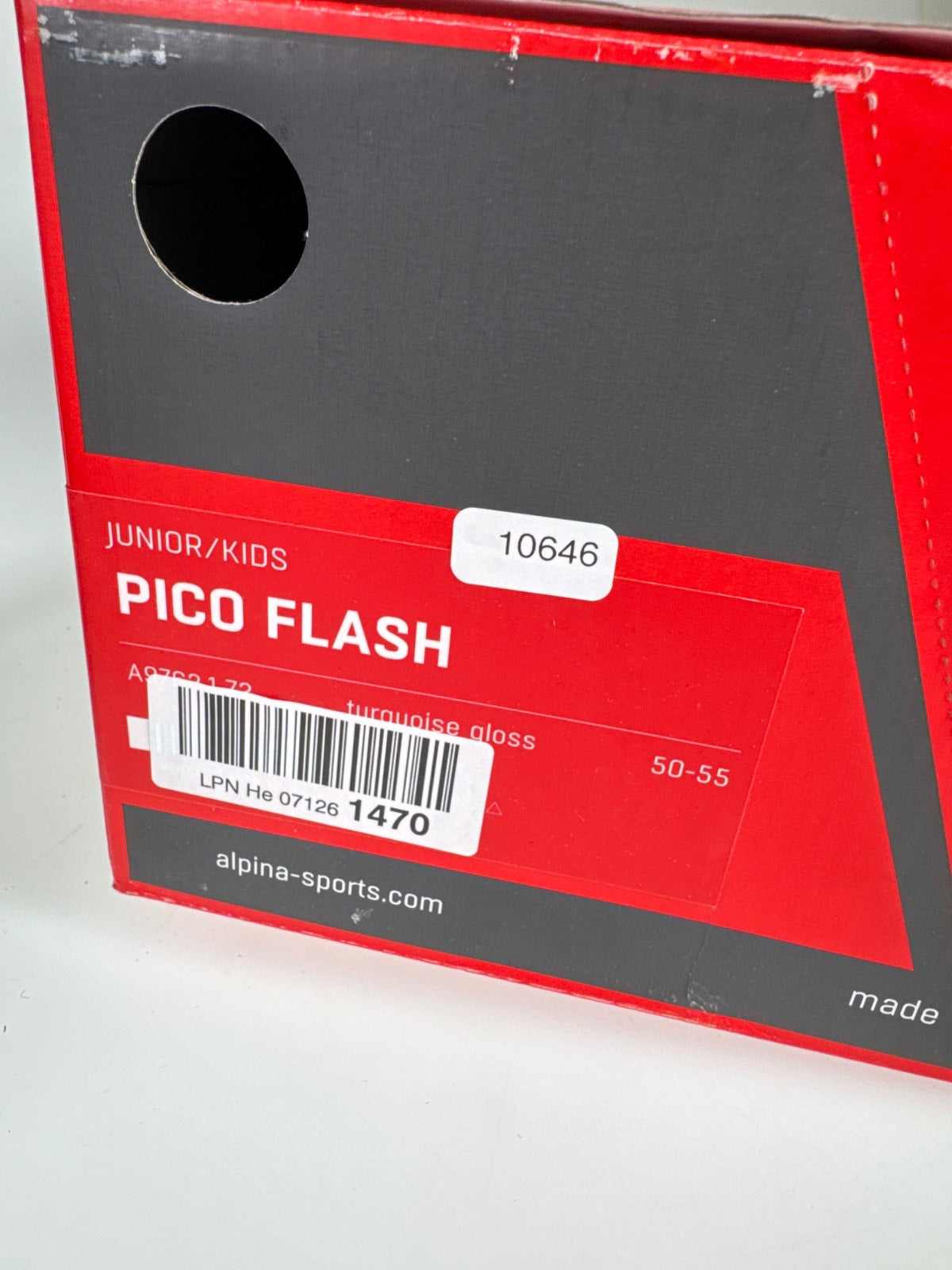 ALPINA PICO Flash Fahrradhelm - Größe 50-55cm #10646