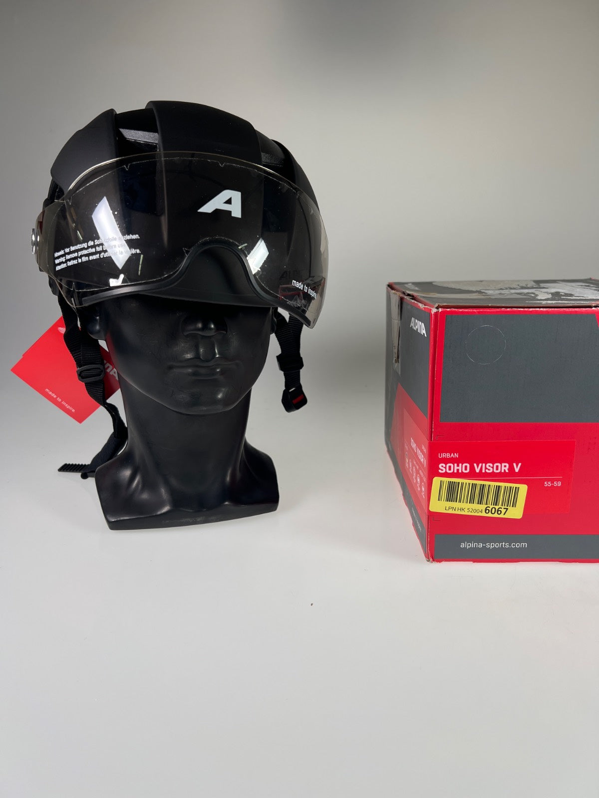 Alpina Soho Visor V Fahrradhelm - Größe 55-59cm #10455