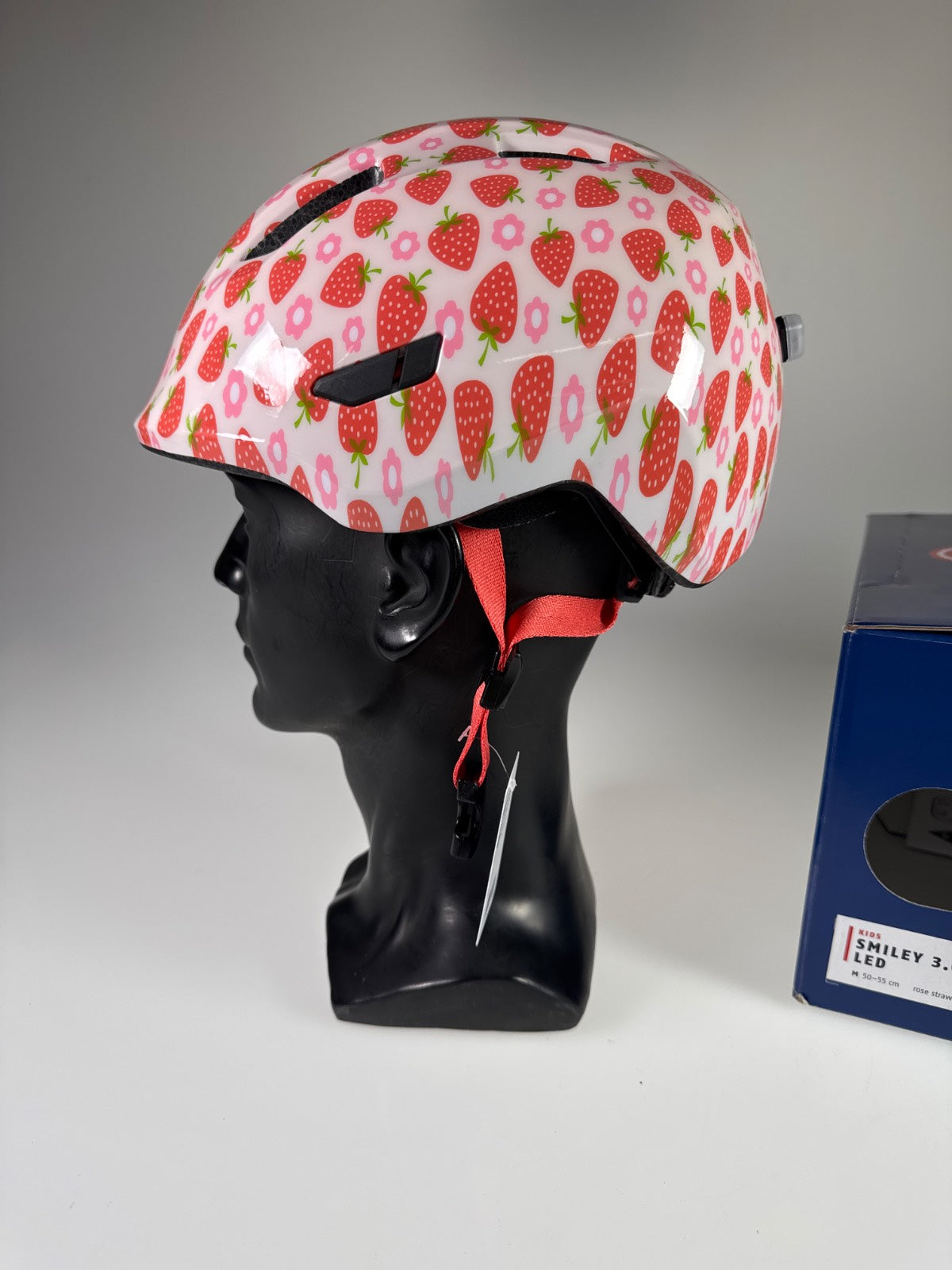 ABUS Smiley 3.0 LED Fahrradhelm - Größe 50-55cm #10766