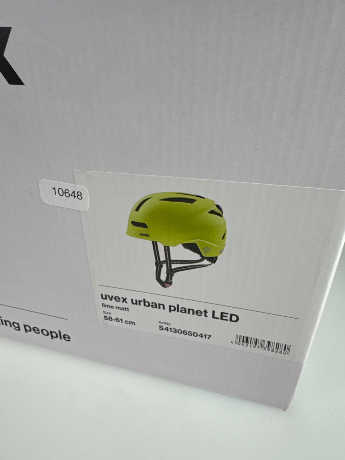 Uvex Urban Planet LED Fahrradhelm - Größe 57-61cm #10648