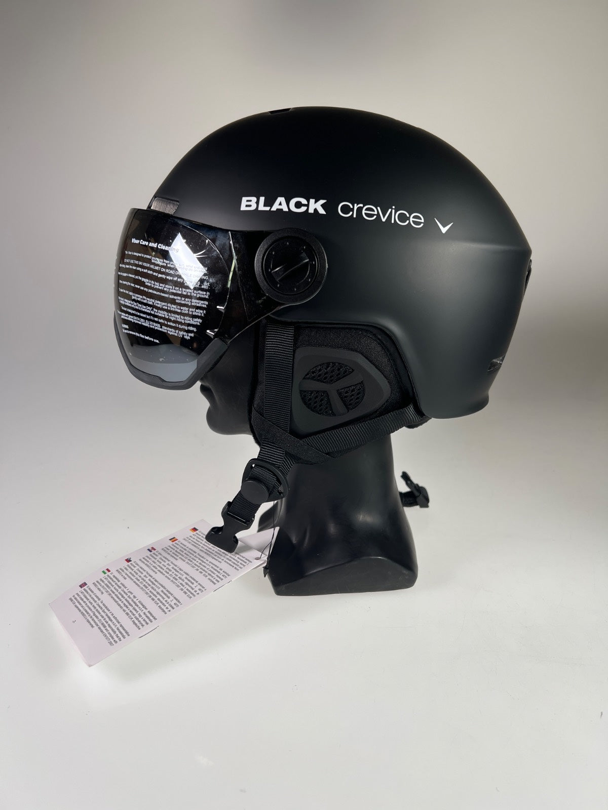 Black Gstaad Skihelm - Größe 58-61cm #10431