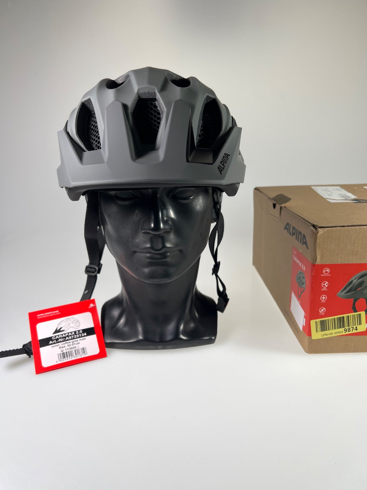 ALPINA Carapax 2.0 Fahrradhelm - Größe 52-57cm #10579