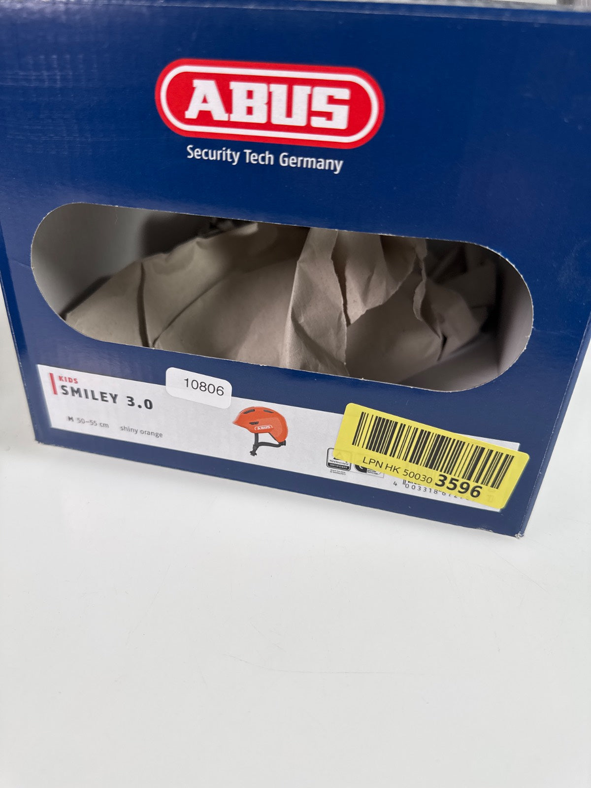 ABUS Smiley 3.0 Fahrradhelm - Größe 50-55cm #10806