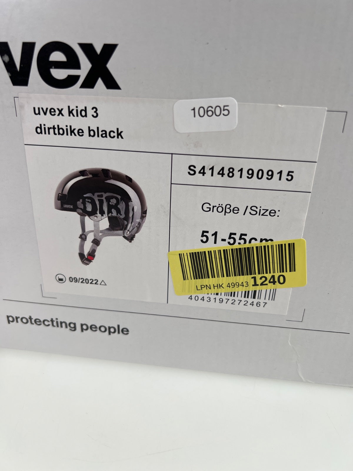 uvex Kid 3 Fahrradhelm - Größe 51-55cm #10605