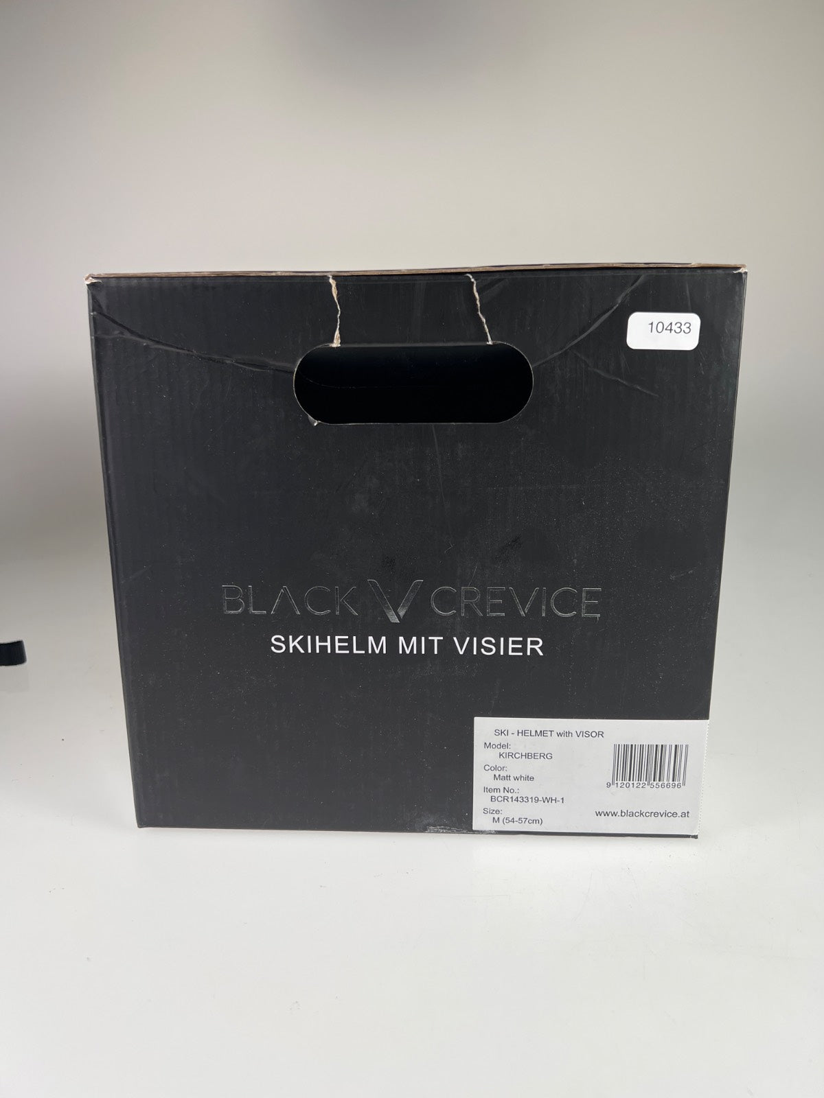 Black Crevice Kirchberg Skihelm mit Visier - Größe 54-57cm #10433