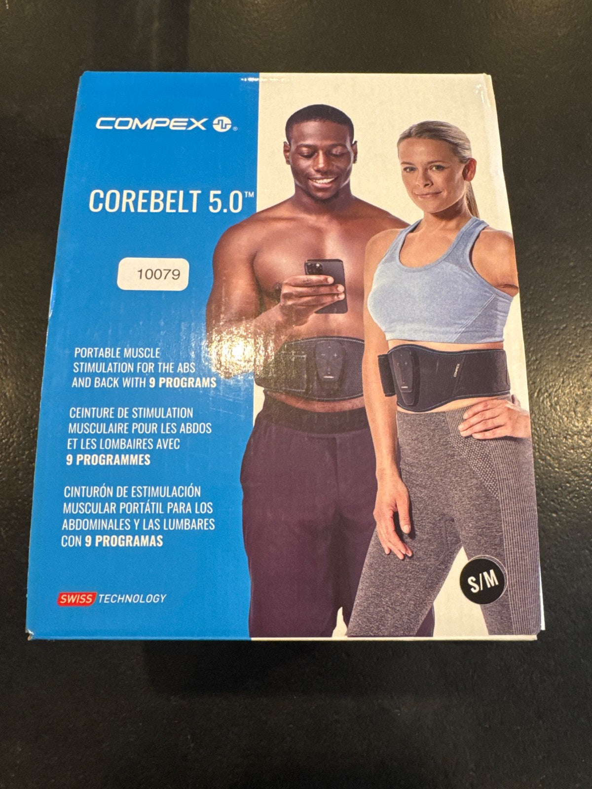 Compex Corebelt 5.0 Muskelstimulationsgürtel S/M #10079