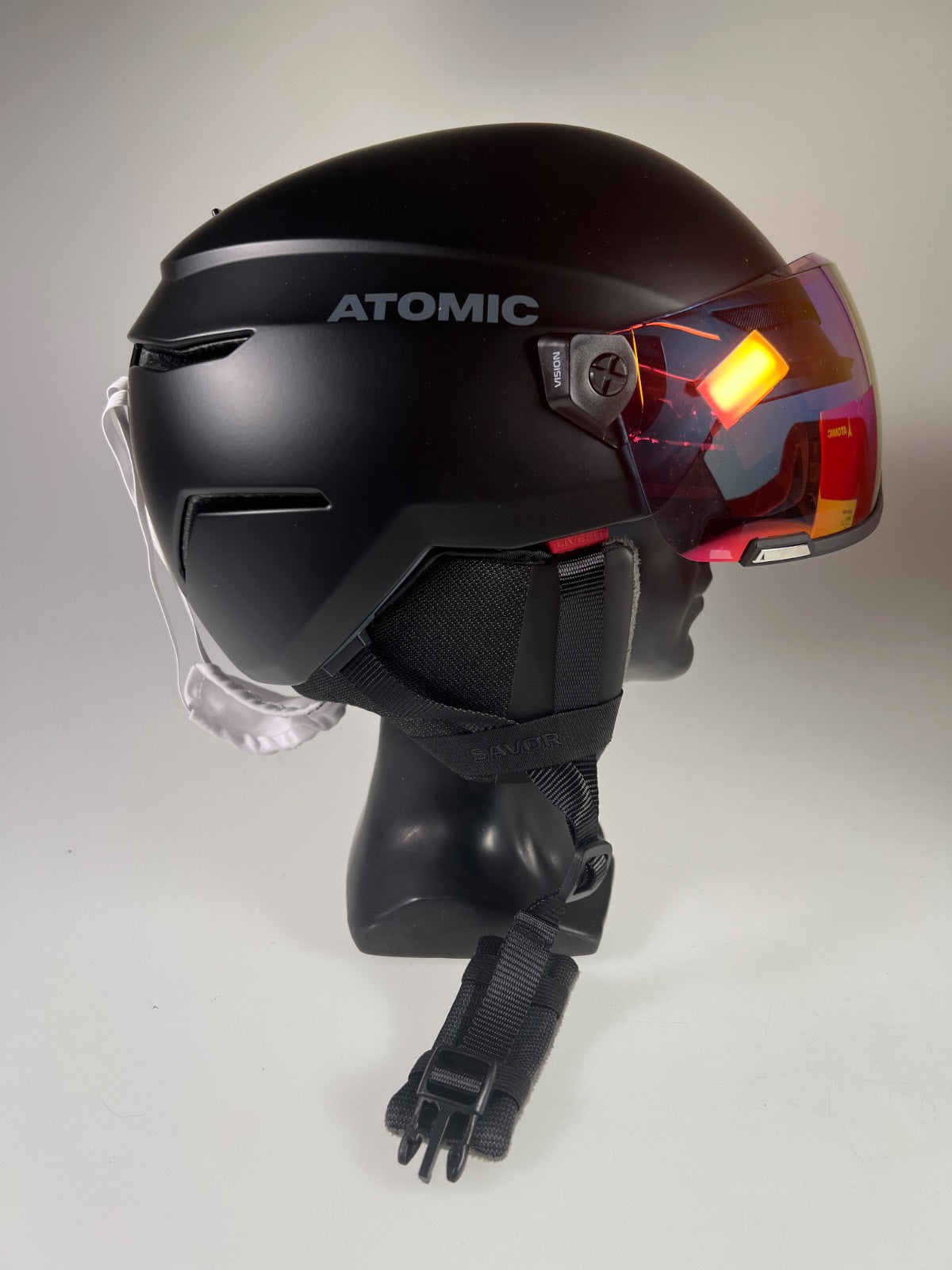 Atomic Savor Visor Photo Skihelm - Größe 63-65cm #10426