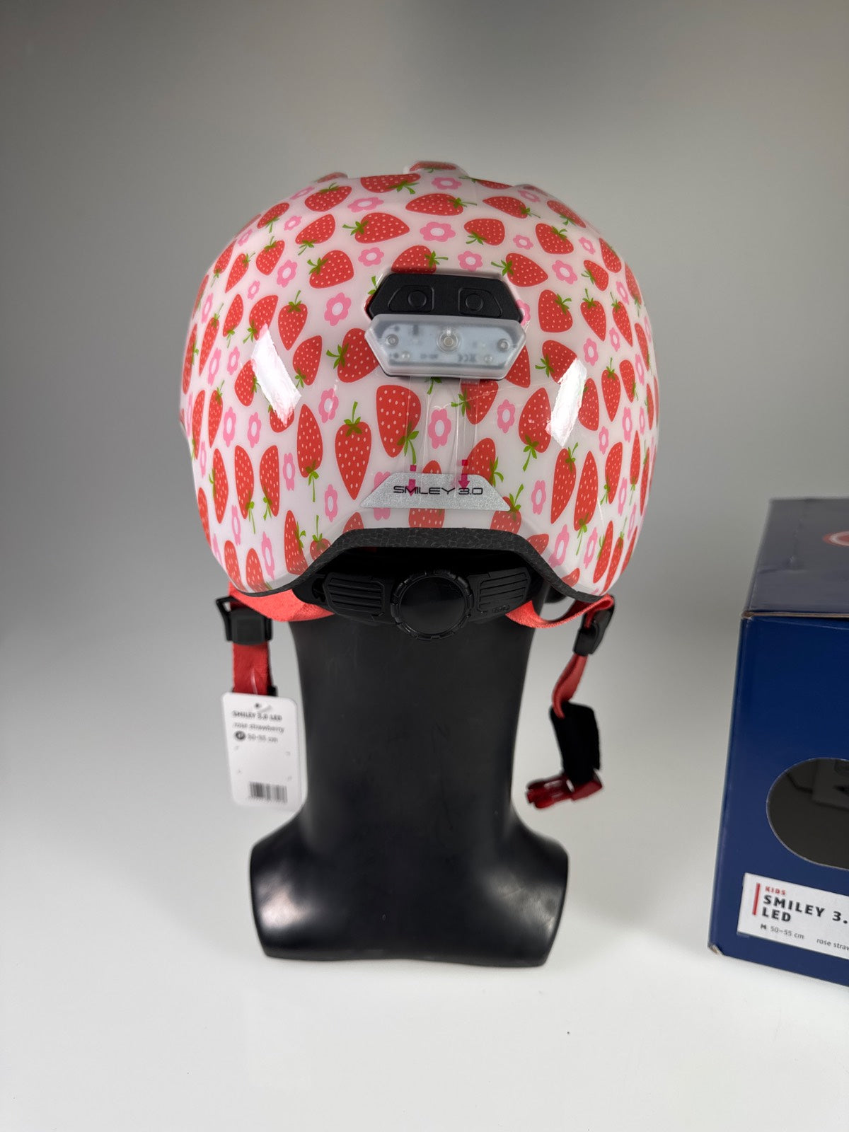 ABUS Smiley 3.0 LED Fahrradhelm - Größe 50-55cm #10766