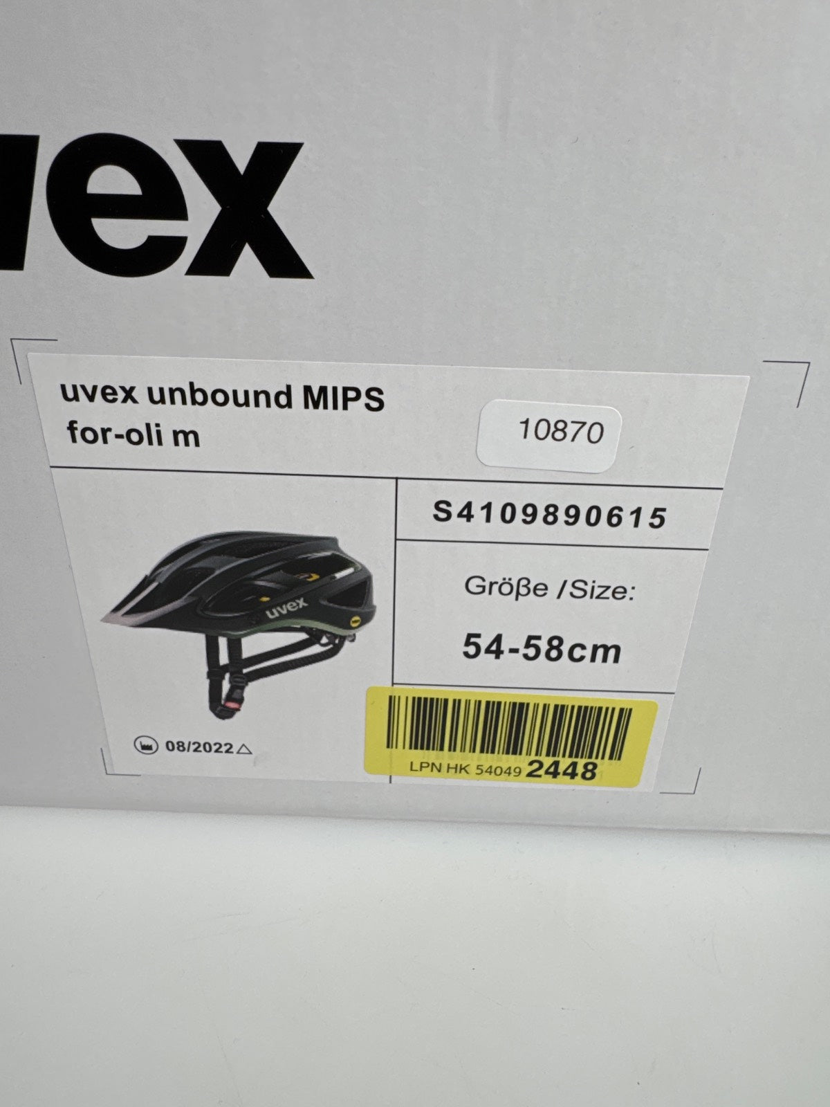 Uvex Unbound Fahrradhelm - Größe 54-58cm #10870
