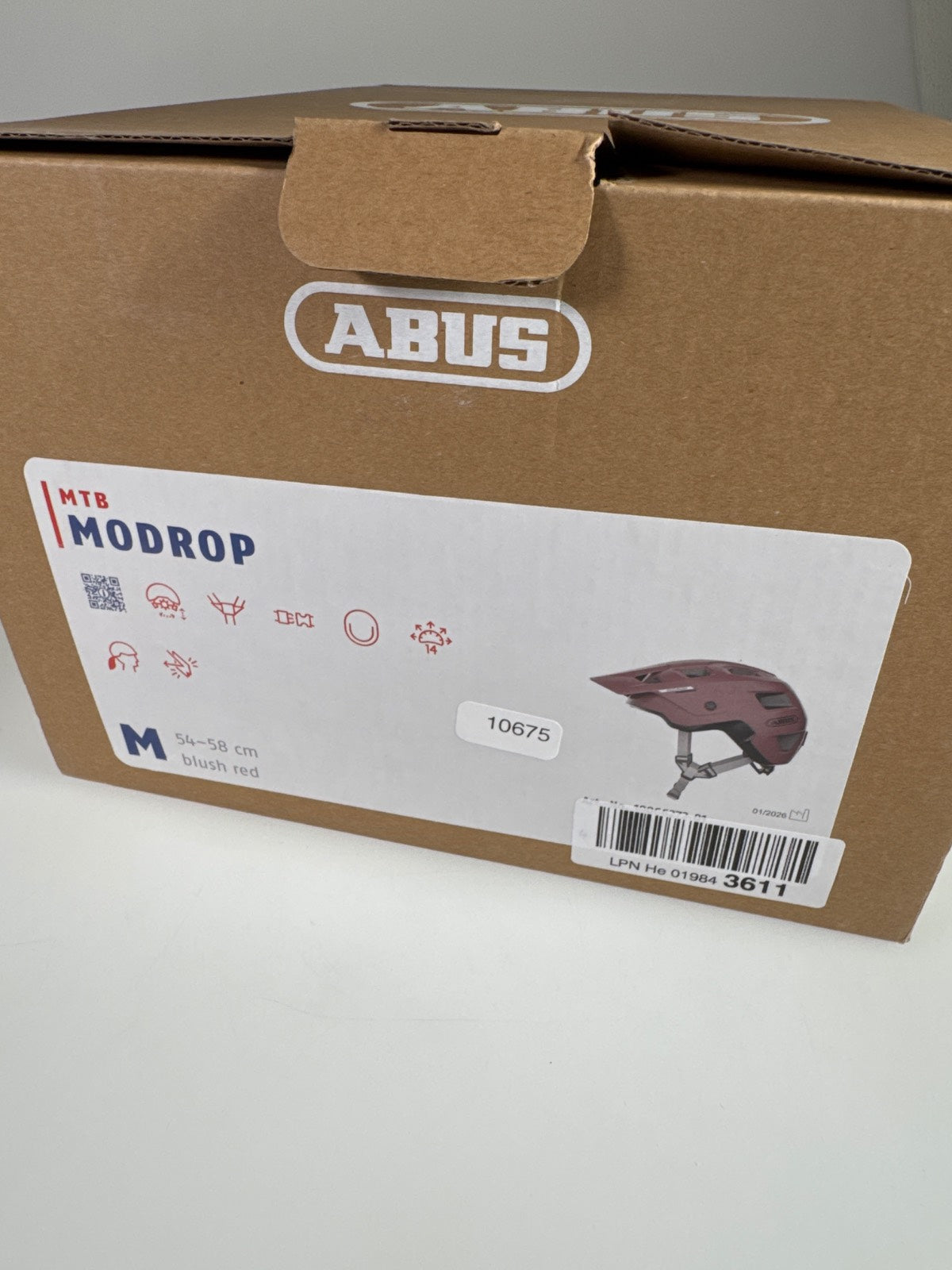 ABUS MoDrop Fahrradhelm - Größe 54-58cm #10675 R1