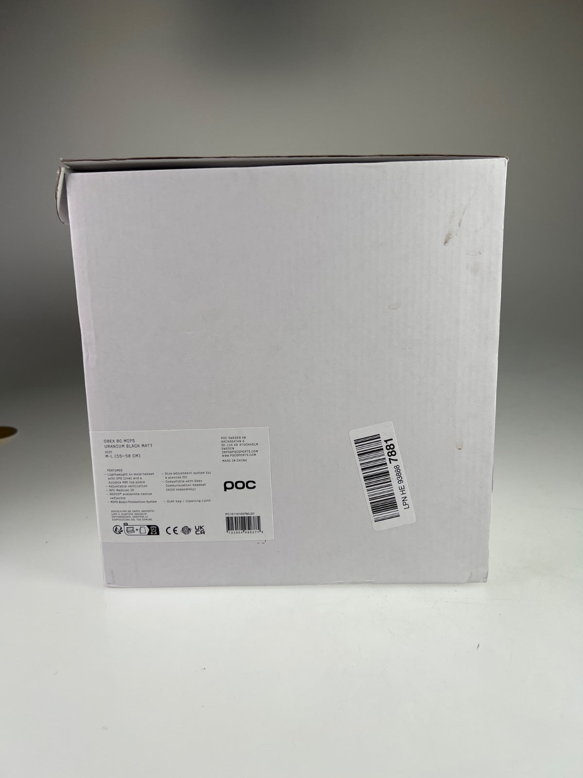 POC Obex BC MIPS Skihelm - Größe 55-58cm #10421