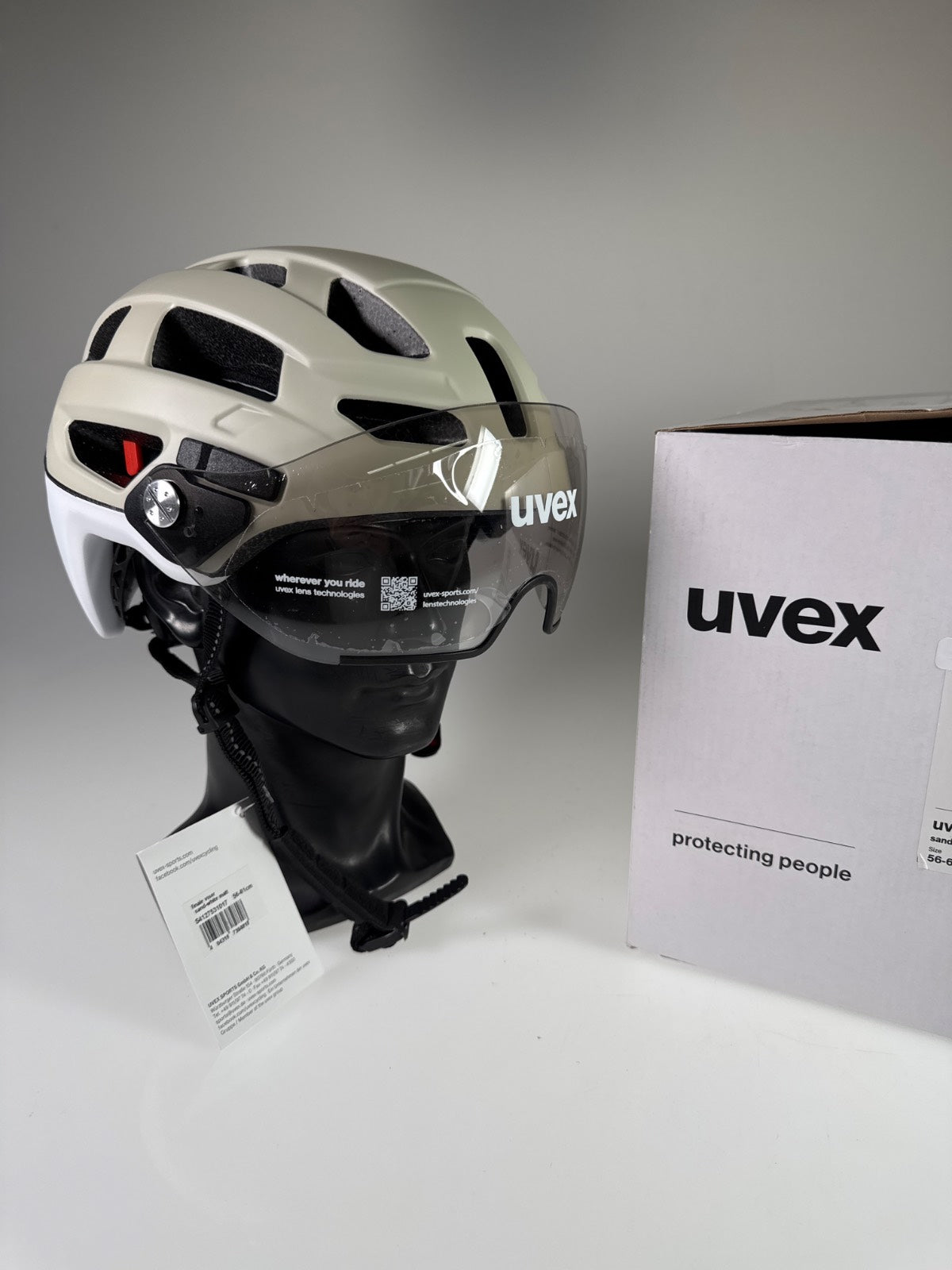 uvex Finale Visor Fahrradhelm - Größe 56-61cm #10620