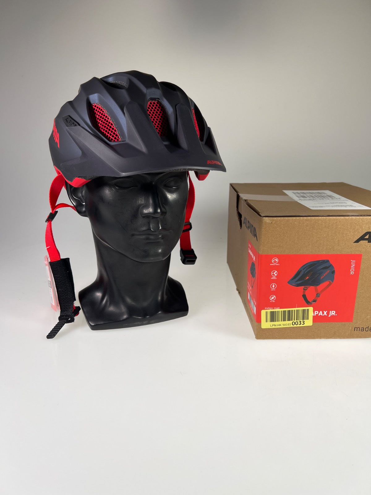 Alpina Carapax Junior Fahrradhelm - Größe 51-56cm #10473