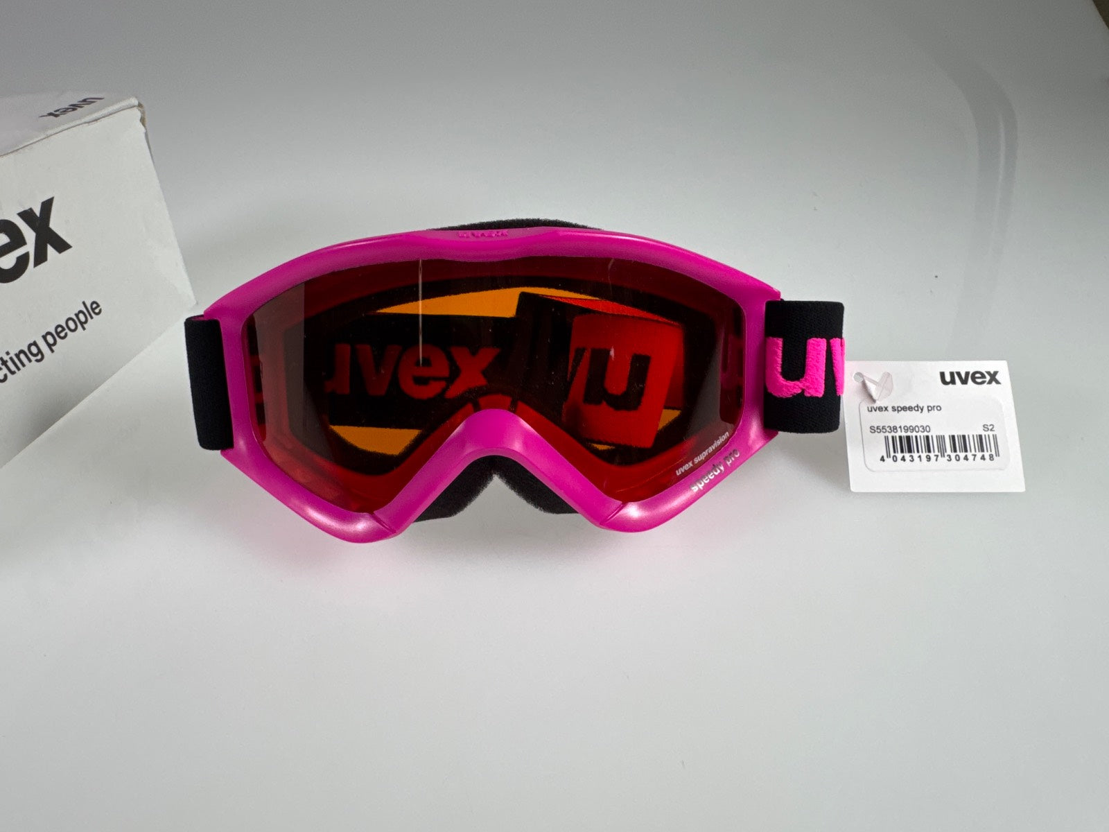 uvex speedy pro Kinder-Sportbrille Anti-Fog UV-Schutz #10980