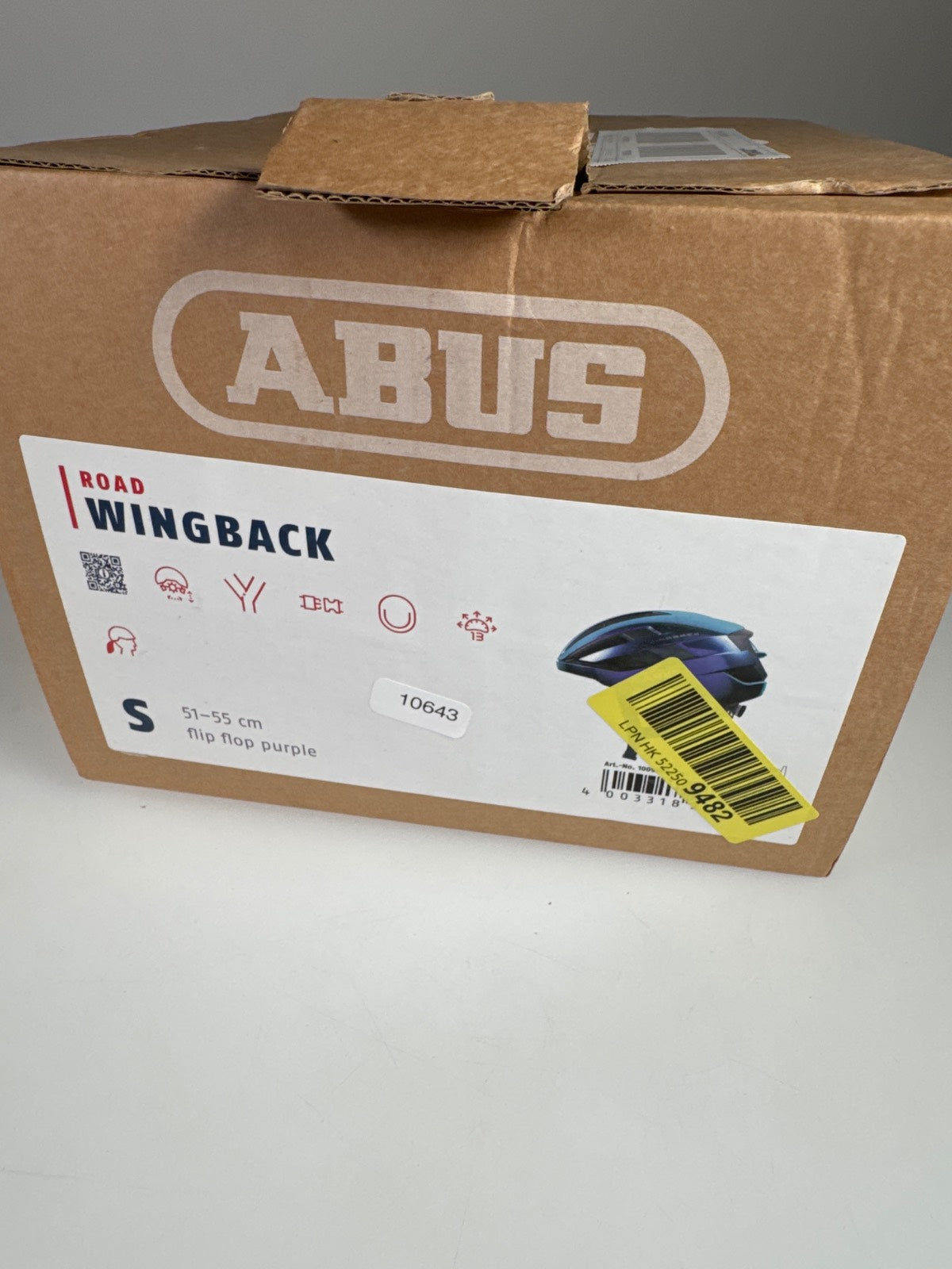 ABUS WingBack Fahrradhelm - Größe 51-55cm #10643