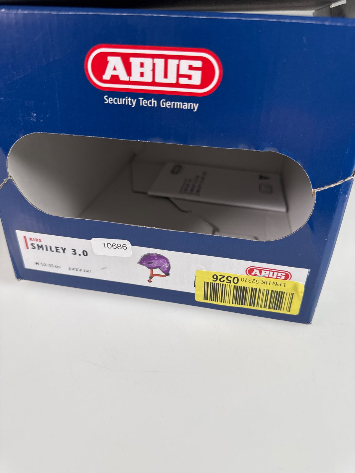 ABUS Smiley 3.0 Fahrradhelm - Größe 50-55cm #10686