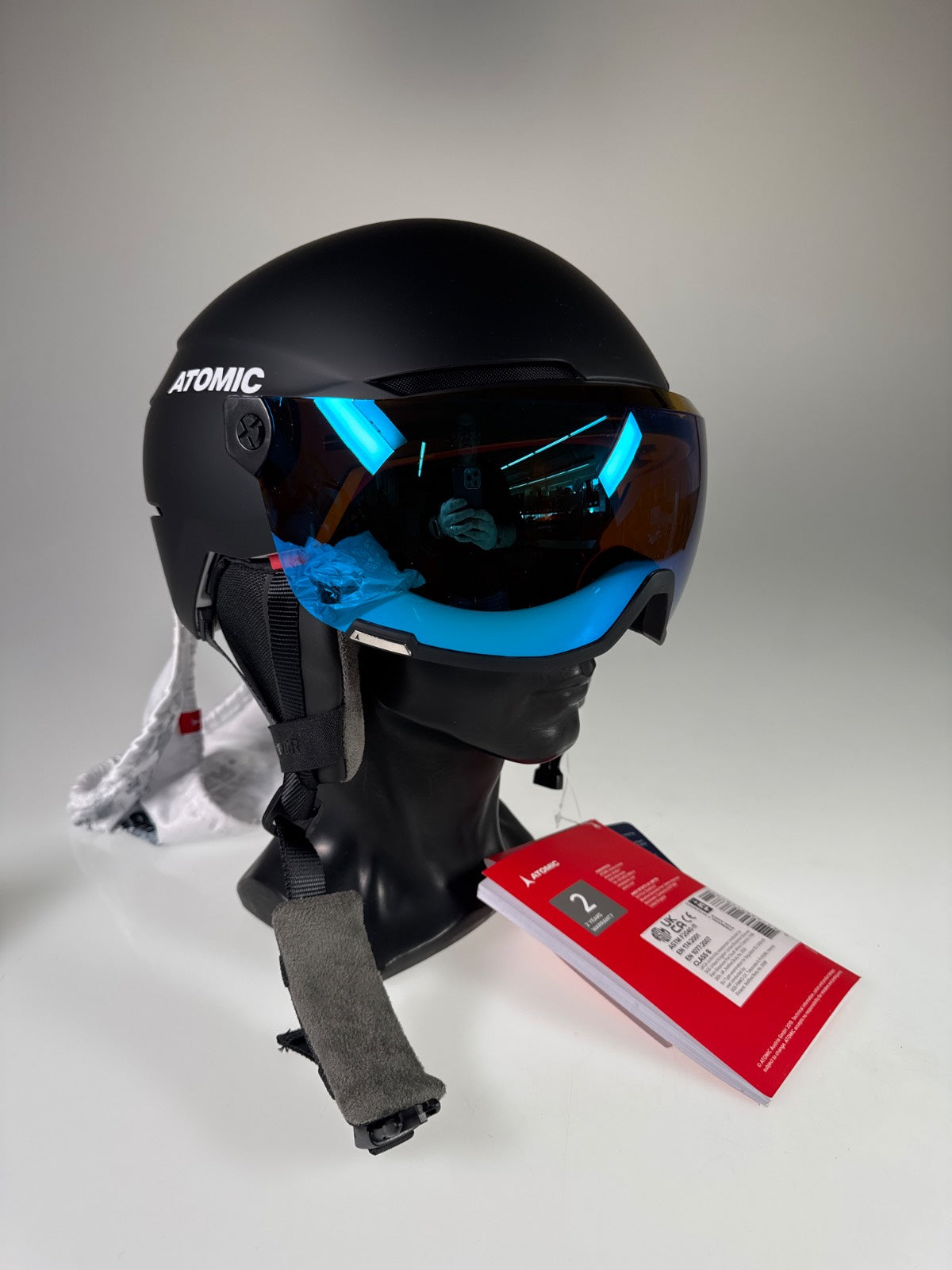 Atomic Savor Visor Stereo Skihelm - Größe 51-55cm #10349