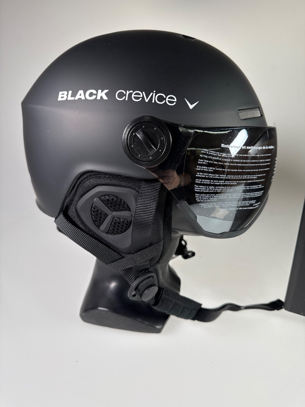 Black Gstaad Skihelm - Größe 58-61cm #11029