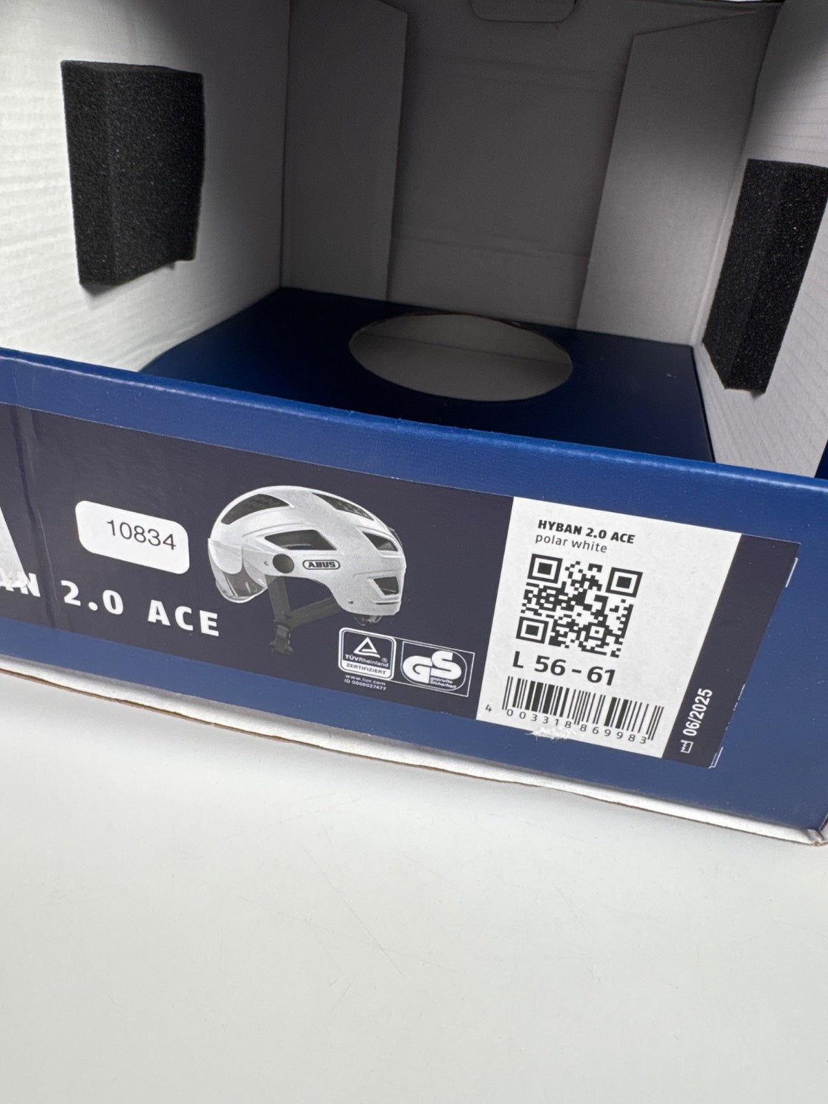 Abus Hyban 2.0 Ace Fahrradhelm - Größe 56-61cm #10834