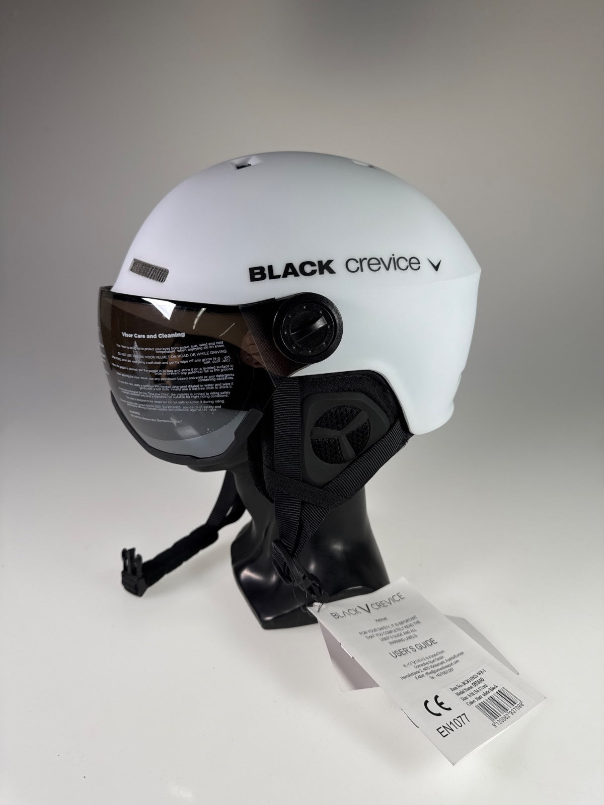 Black Crevice Gstaad Skihelm - Größe 54-57cm #10931