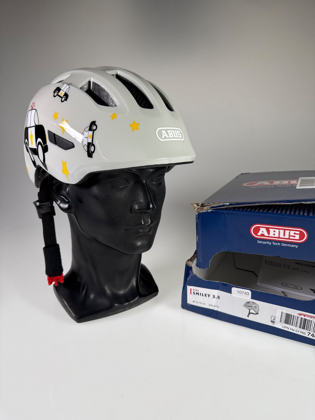 ABUS Smiley 3.0 Fahrradhelm - Größe 50-55cm #10743