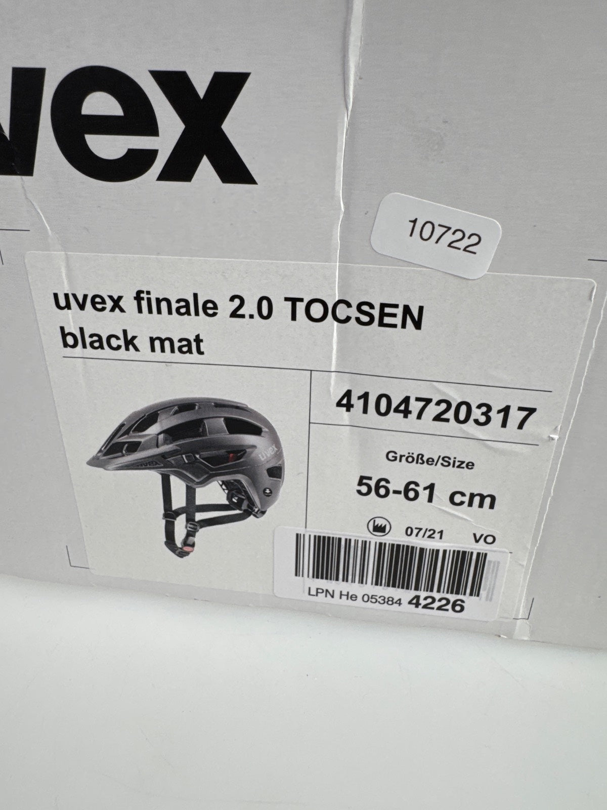 Uvex Finale 2.0 Tocsen Fahrradhelm - Größe 56-61cm #10722