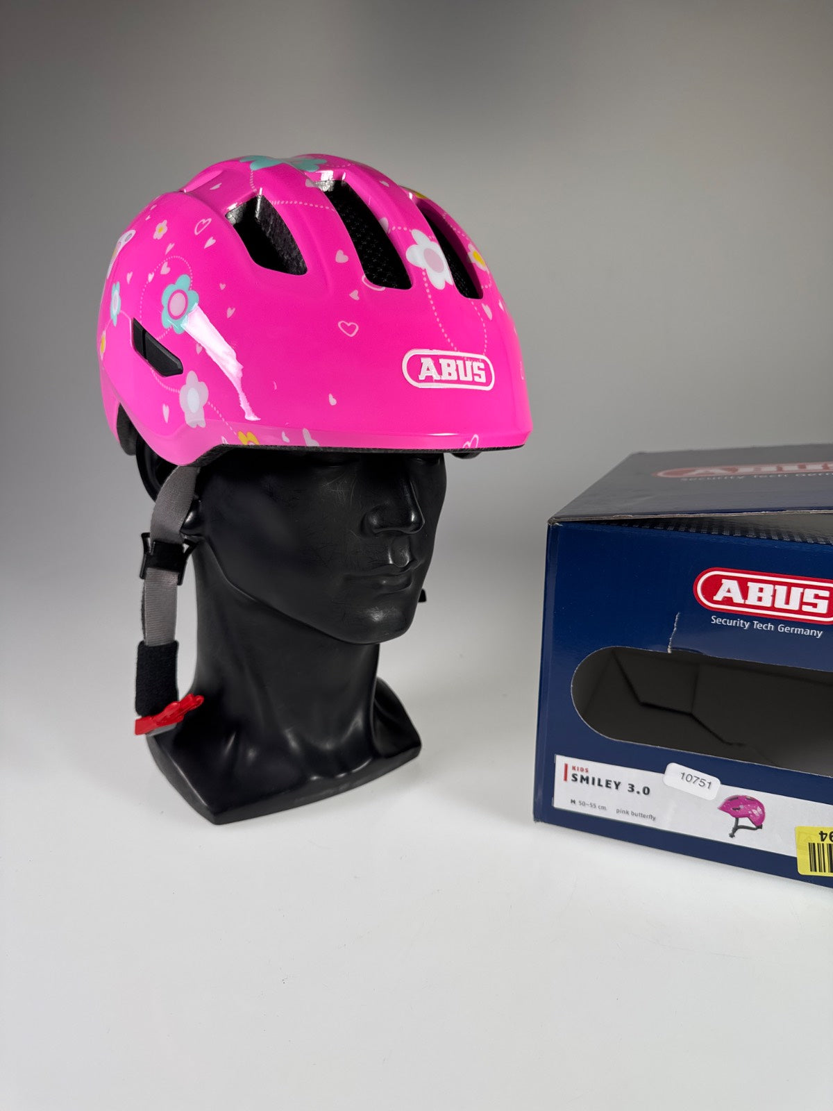 ABUS Smiley 3.0 Fahrradhelm - Größe 50-55cm #10751