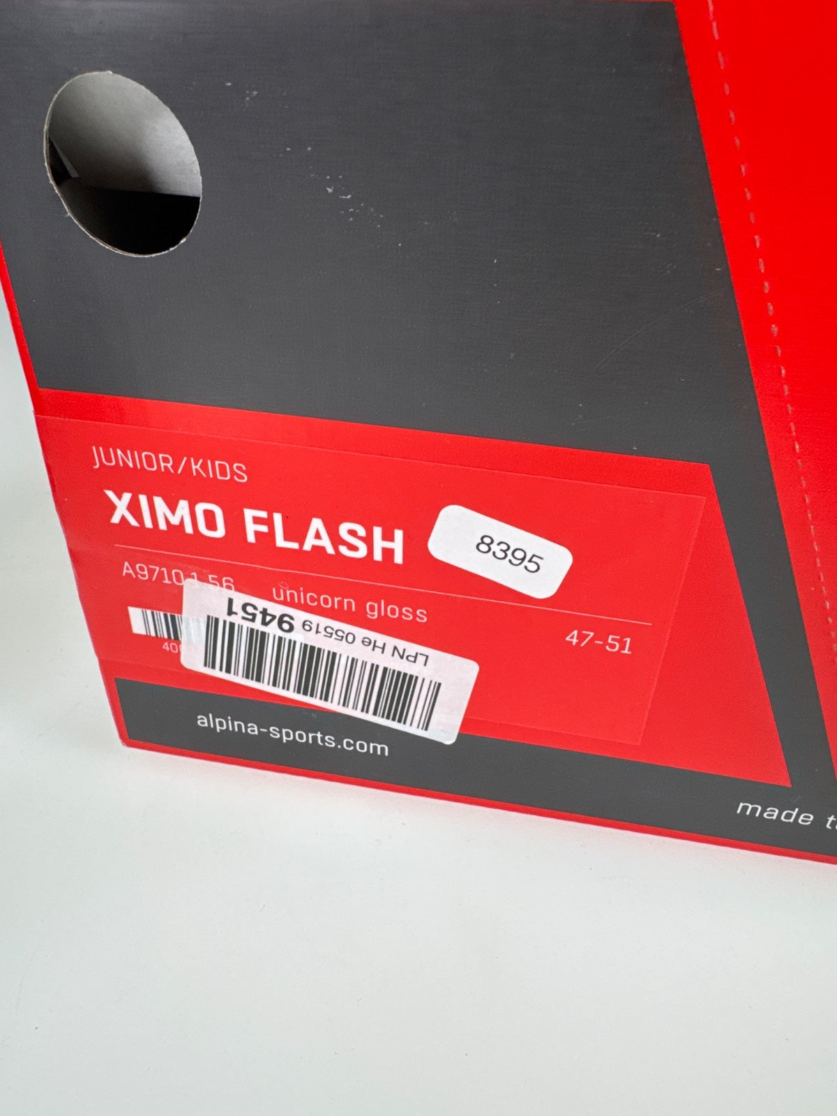 ALPINA XIMO Flash Fahrradhelm - Größe 47-51cm #8395