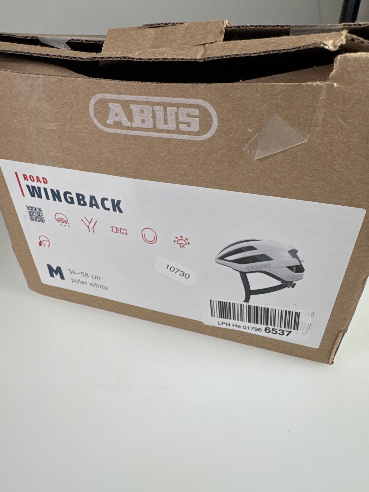 ABUS WingBack Fahrradhelm - Größe 54-58cm #10730