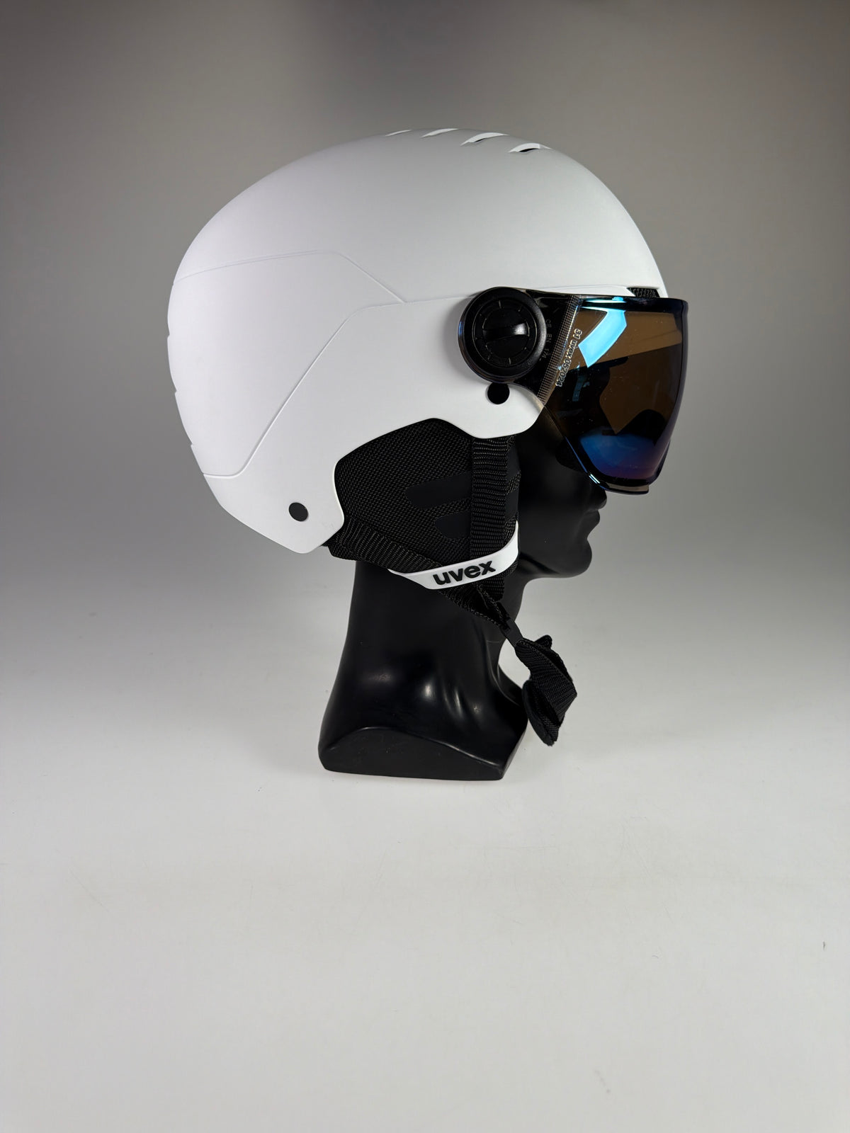 uvex Rocket Jr Visor Skihelm - Größe 54-58cm #12865